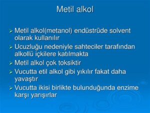 Metil Alkol Nedir? Sağlık Açısından Riskleri